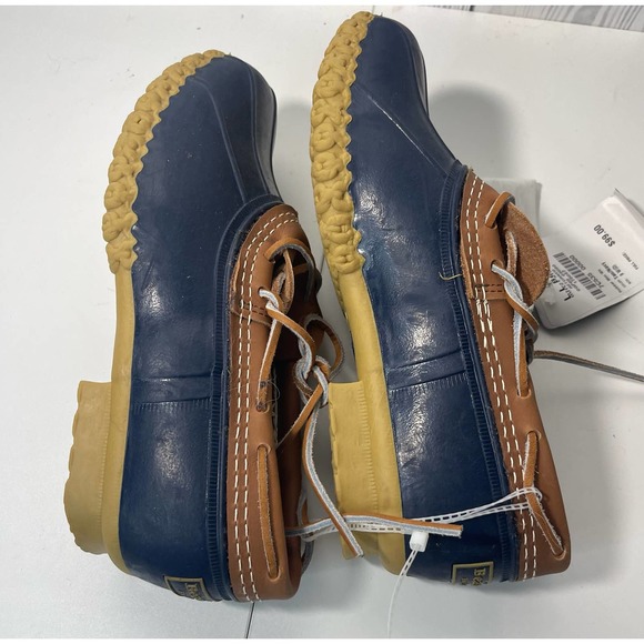 L.L. BEAN WOMEN'S BEAN BOOTS, RUBBER MOC Size 9 Wide - Picture 6 of 6